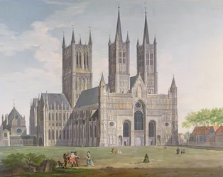 Catedral de Lincoln desde el Oeste